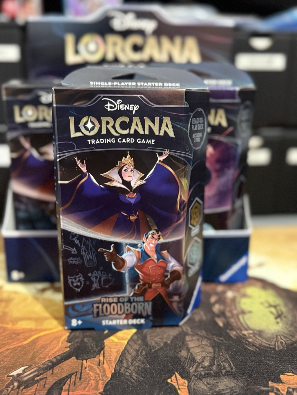 Disney Lorcana: Rise of the Floodborn Starter Deck - Amber and Sapphire