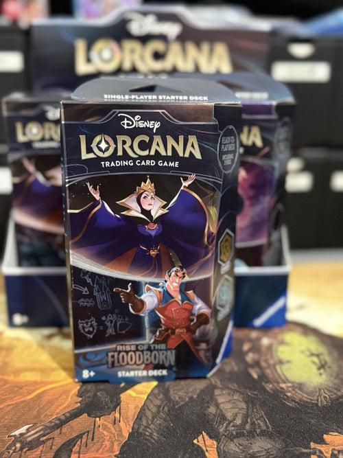 Disney Lorcana: Rise of the Floodborn Starter Deck - Amber and Sapphire
