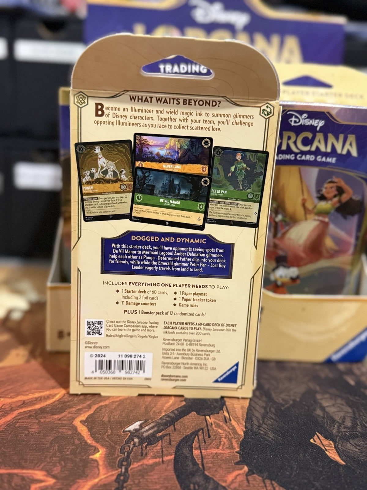 Disney Lorcana: Into the Inklands Starter Deck - Amber and Emerald 
