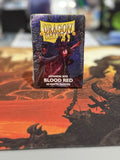 Dragon Shield Matte Sleeves [Japanese Size] [Blood Red] - 60 Count
