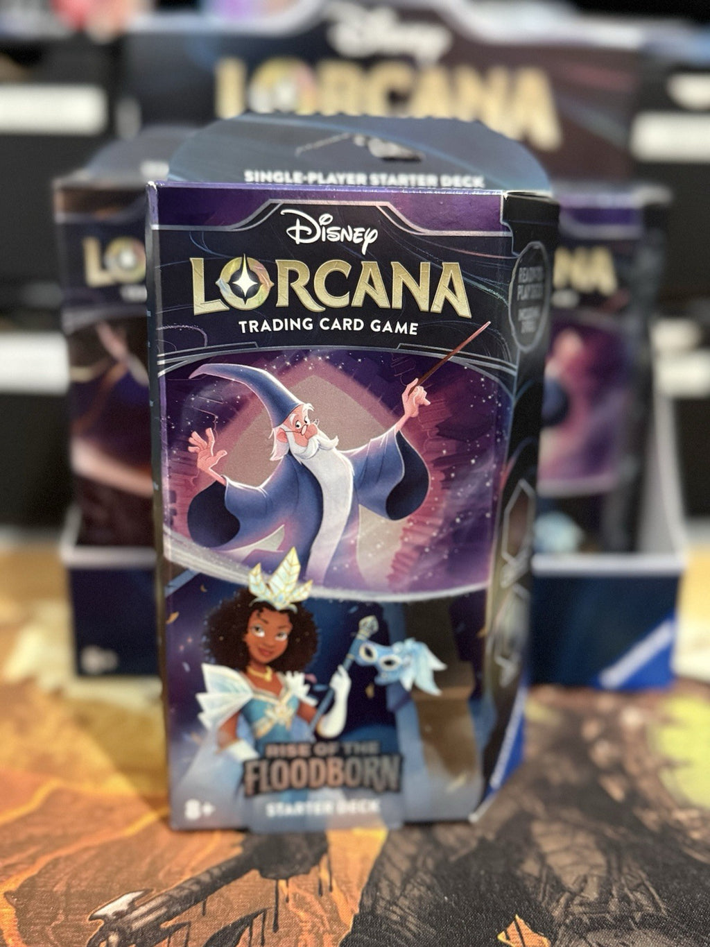 Disney Lorcana: Rise of the Floodborn Starter Deck - Amethyst and Steel