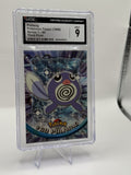 Topps Pokémon Poliwag 1999 Series 1 #60 Third Print CGC 9 Trading Card