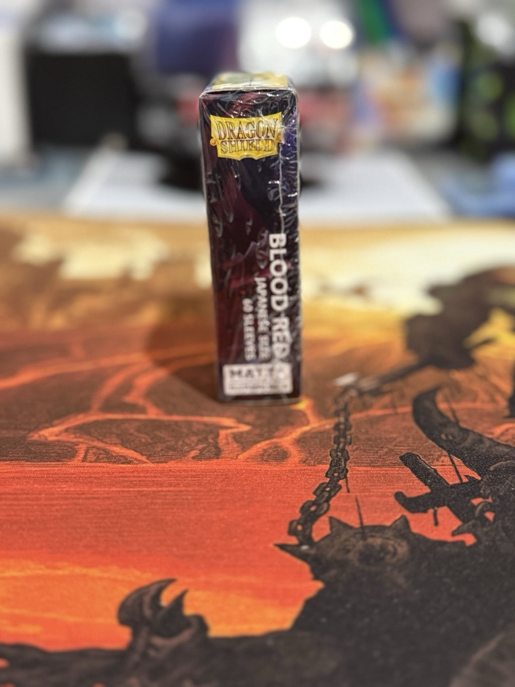 Dragon Shield Matte Sleeves [Japanese Size] [Blood Red] - 60 Count