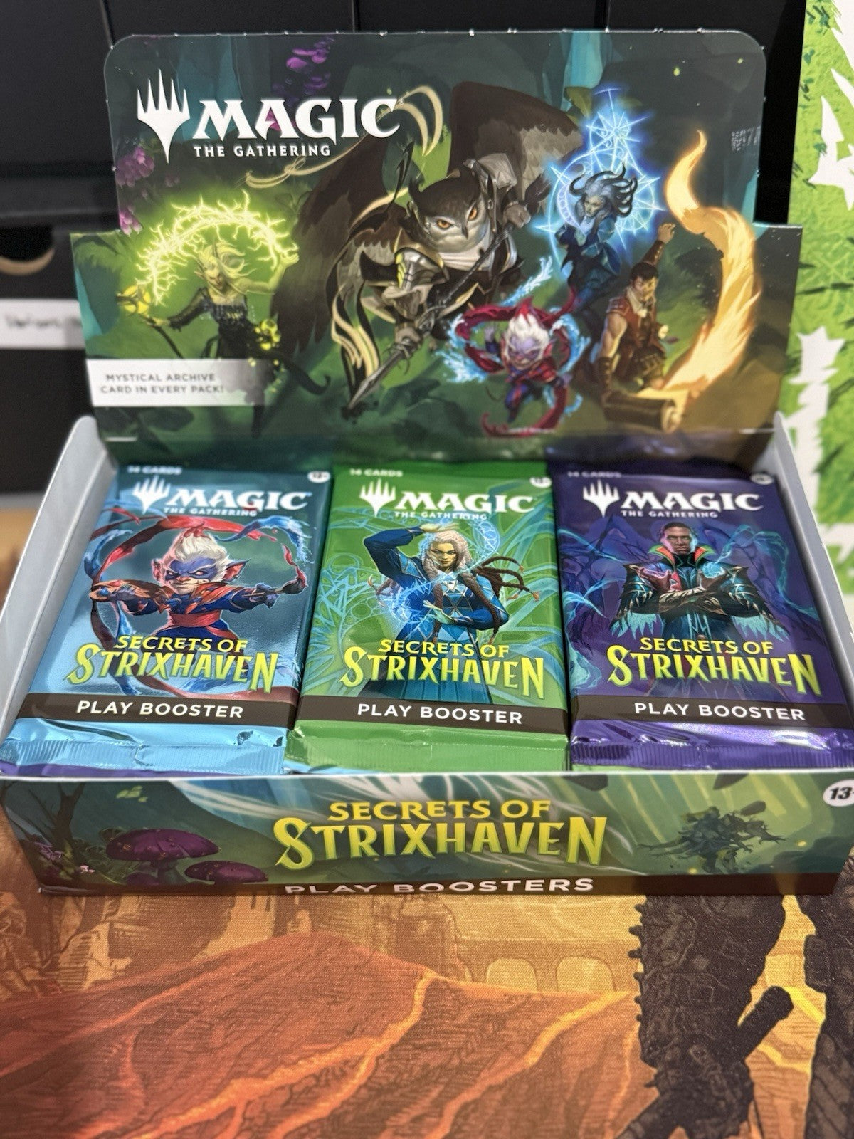 MTG - Secrets of Strixhaven Play Booster SEALED Pack -  BOX FRESH