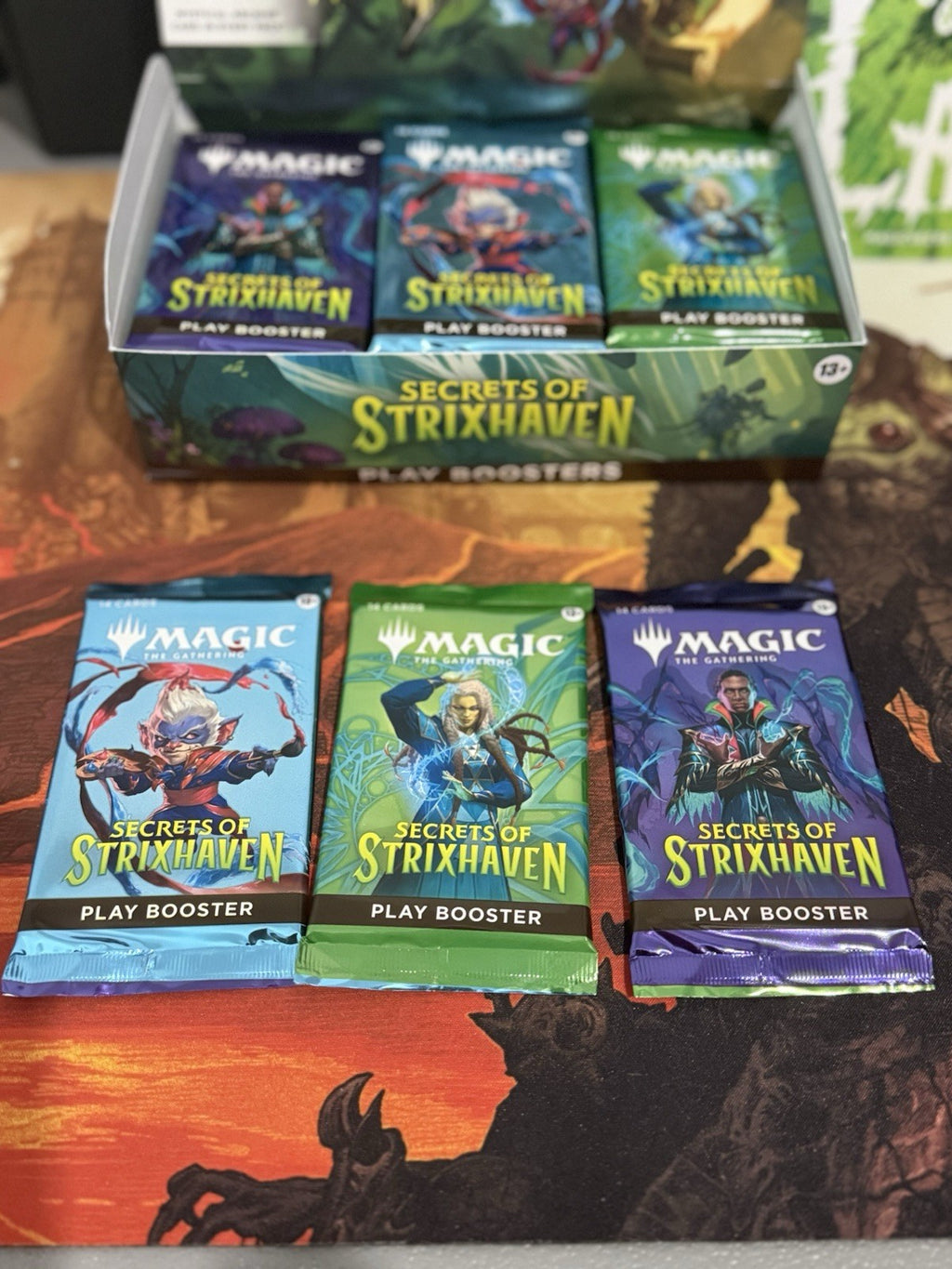 MTG - Secrets of Strixhaven Play Booster SEALED Pack -  BOX FRESH