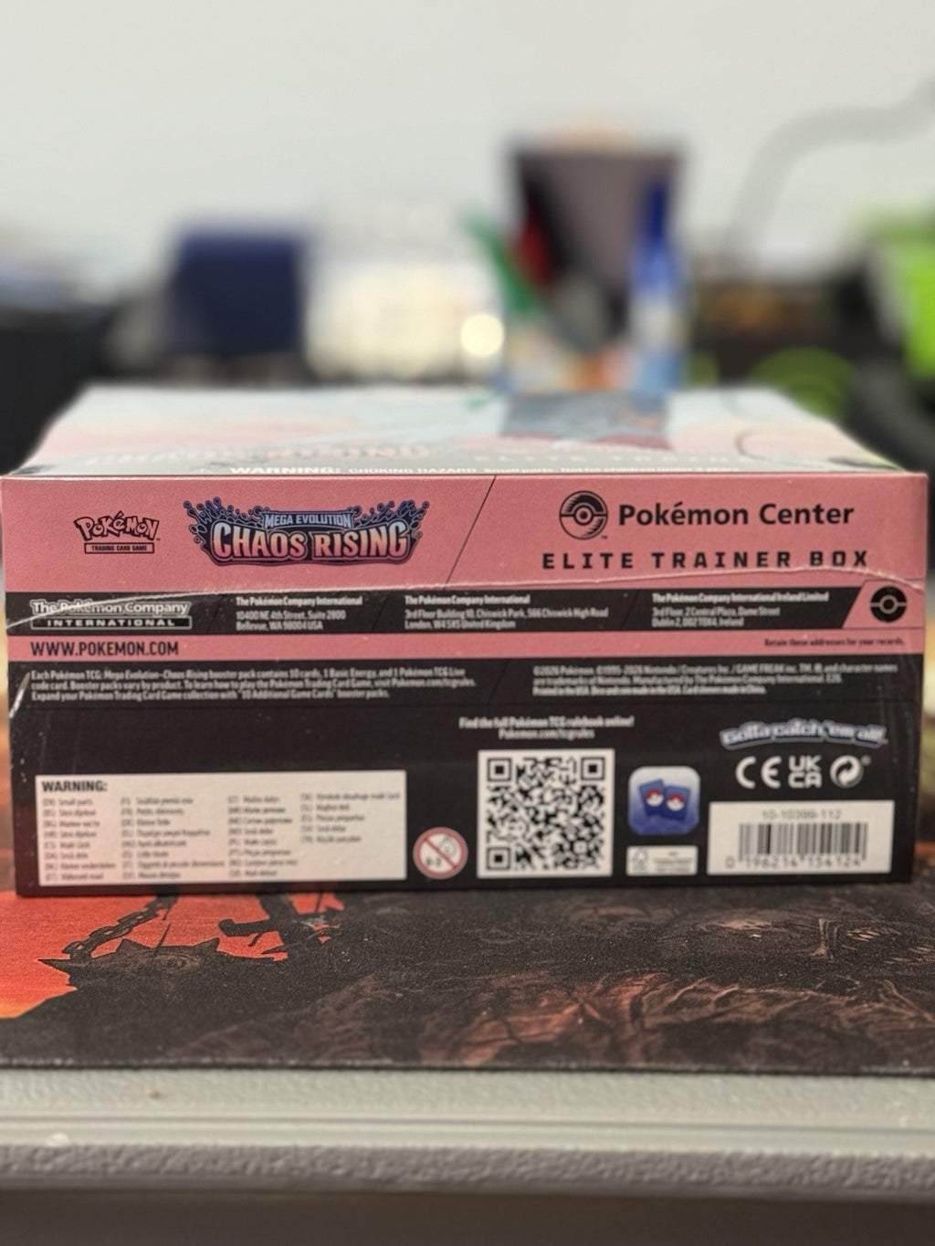 Pokemon Center Mega Evolution Chaos Rising Elite Trainer Box PC ETB - SEALED